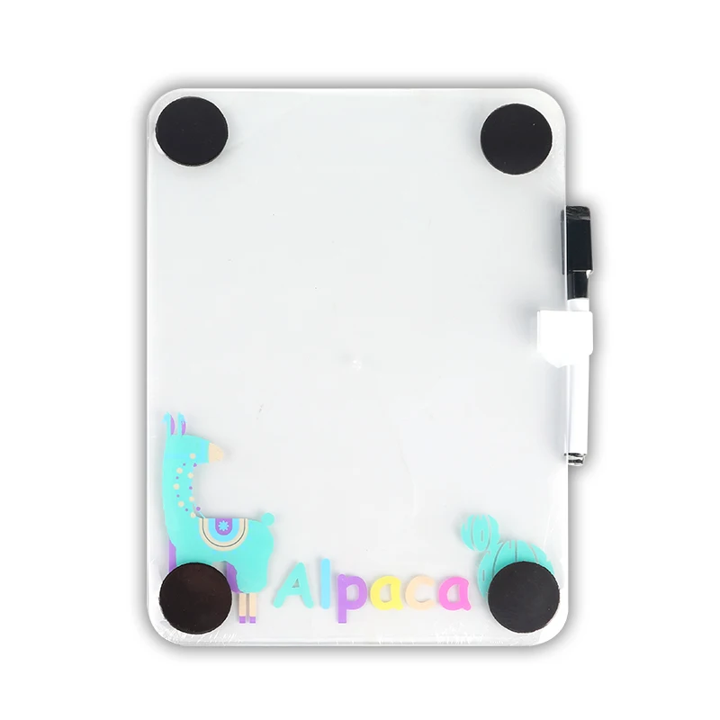 
Custom design students Llama marker Alpaca Dry erase board white board 