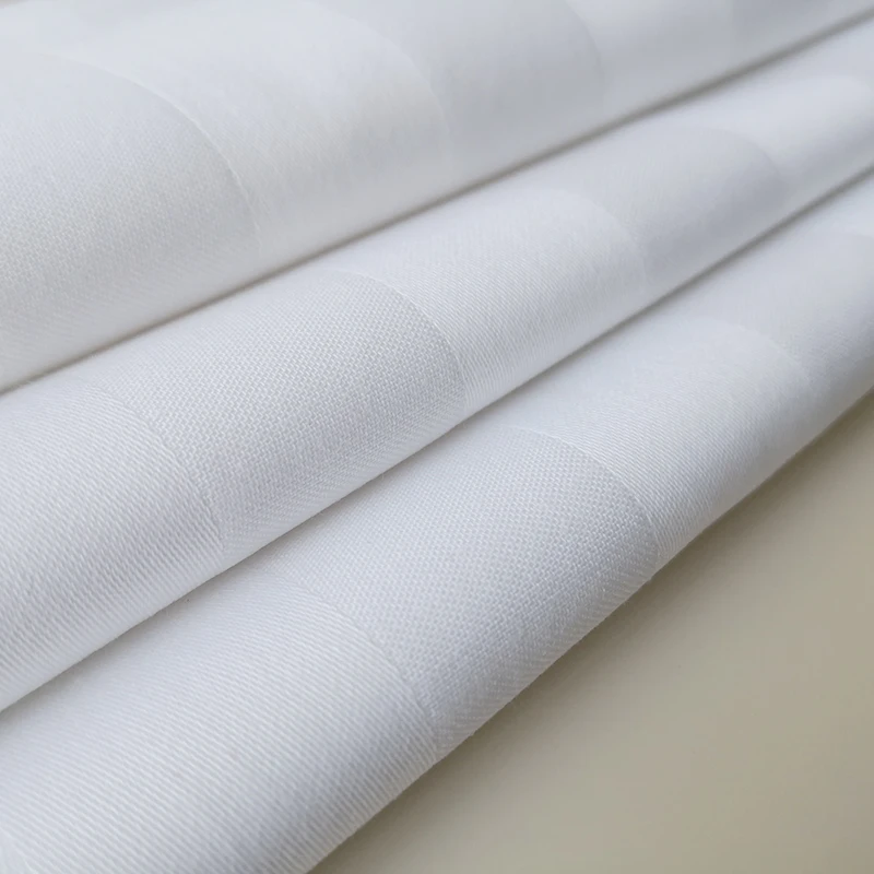 50 полиэстер, 50 хлопчатобумажная ткань, 3 см, полосатая, отбеленная, 240t, 260t, гостиничная простыня, полиэстер, хлопчатобумажная ткань