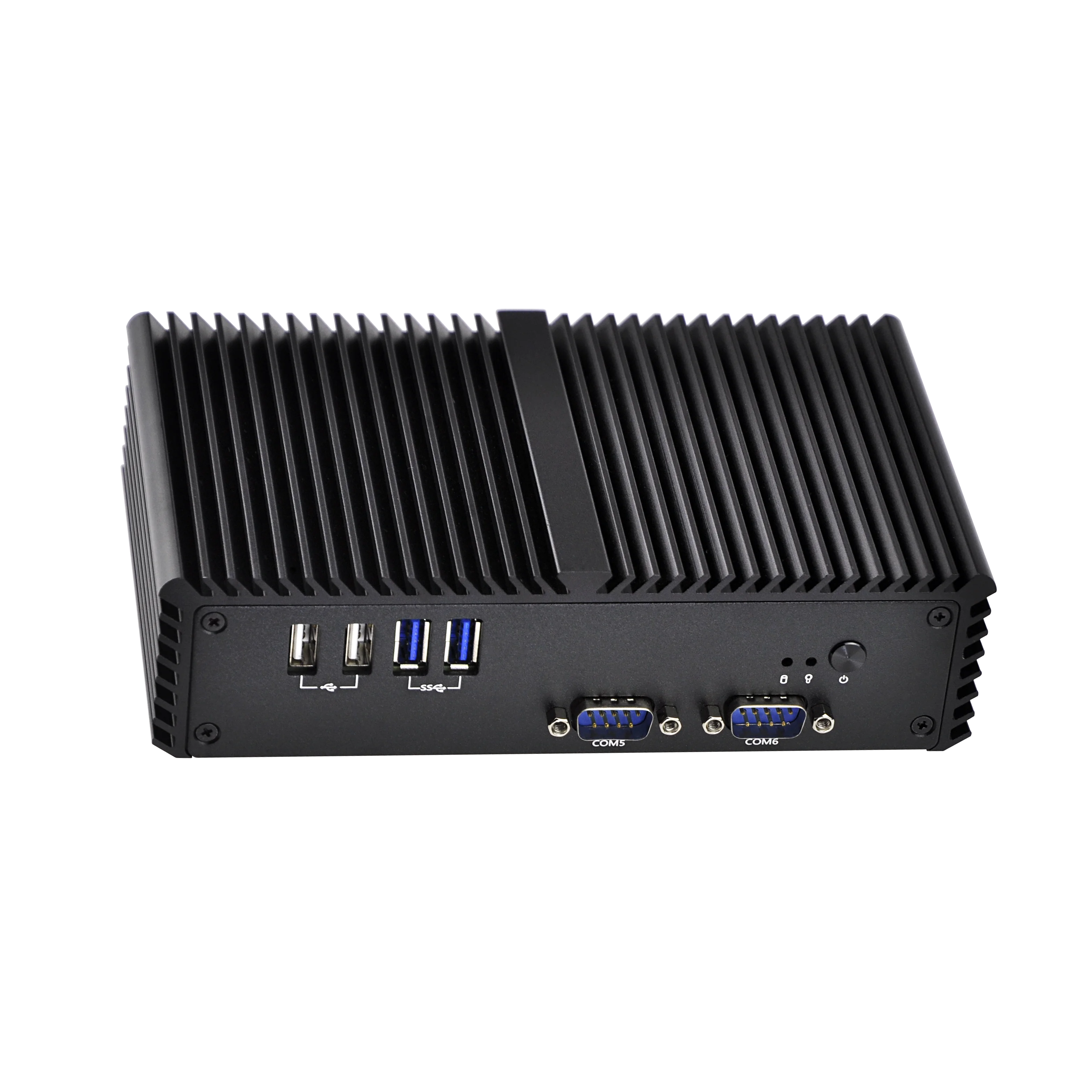Fanless Industrial Barebone Intel HD Graphics VGA RS-232 1 RS-485 Gaming Computer Mini PC Barebone System