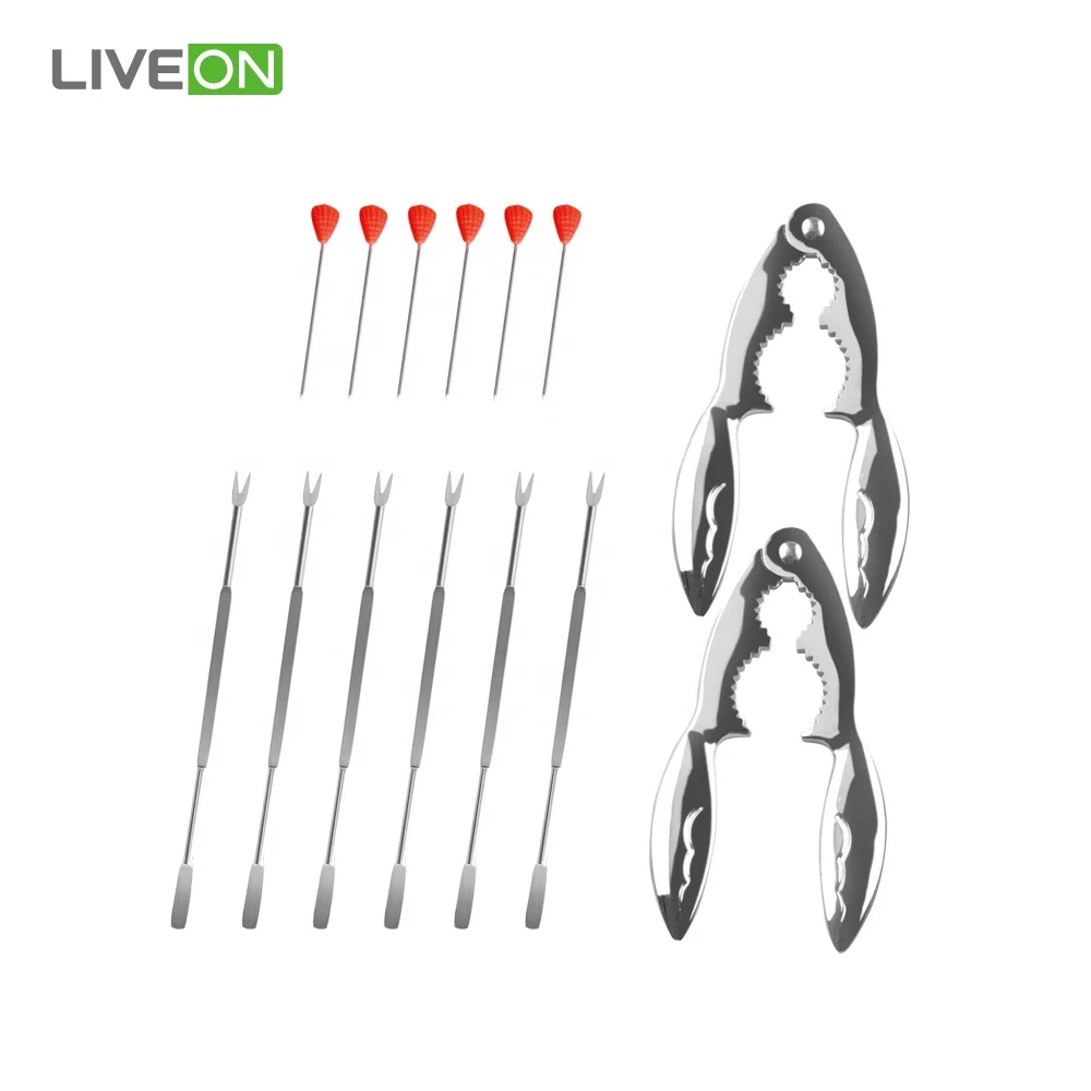 14 шт. инструменты для морепродуктов, кракеры, набор лобстеров