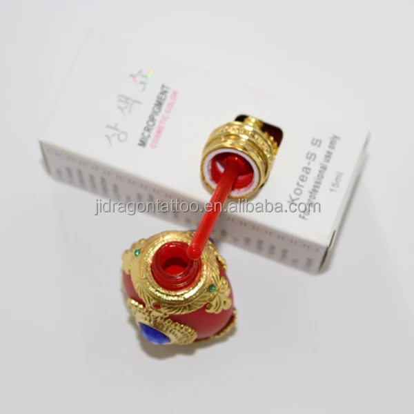 Best Quality Tattoo Ink Korea Permanent Makeup Ink Factory Direct Micro Pigments Tattoo Ink