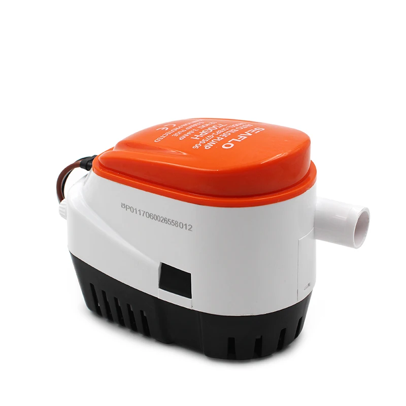 
Automatic Bilge Pump Submersible Water Pump With Float Switch 12V/24V 600/750/1100GPH 