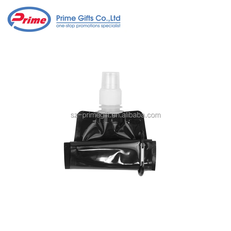 Foldable Water Bottle Hot Selling Customize Logo High Quality Plastic Camping PE Minimalist Unisex Sustainable 1pc/poly Bag