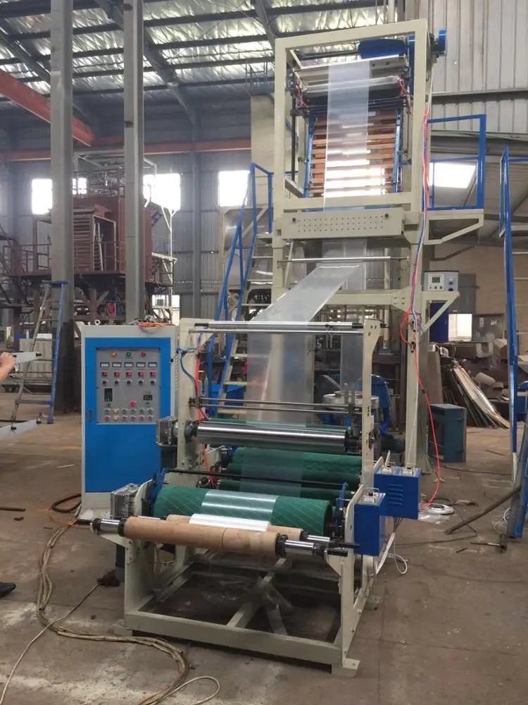 Cheaper Price Good Quality Single Layer Fixed Die Head Pe Plastic Film Extrusion Machine