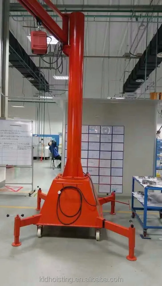 180 degrees, 360 degrees rotating cantilever crane jib crane 500kg