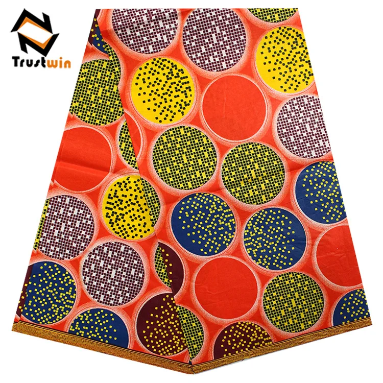 African fashion 100% cotton real ankara wax print fabrics