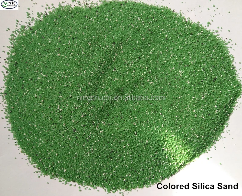Высококачественный озеленяющий Цветной Кварцевый Песок для газона/гольфа/стекловолокна/бункера