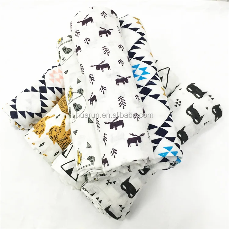 cotton bamboo muslin swaddle babies soft cover stroller canopy baby muslin swaddles blanket