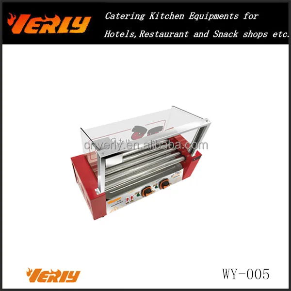 WY-005 Roller type Hot Dog Machine, Electric Sausage Cooker