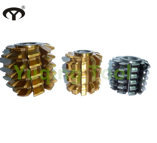 HSS DIN5462 rectangular spline hobbing cutter , parallel side spline hob