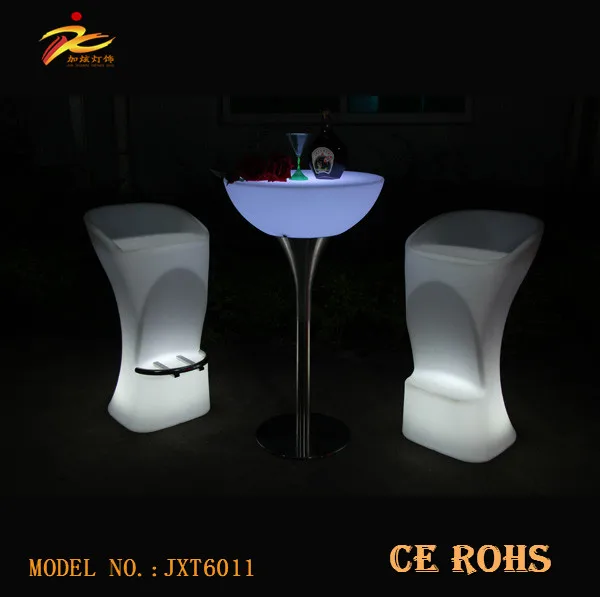 Рекламный Высокий светящийся набор для гостиной, паба, журнального столика, коктейльного клуба, ночного клуба, барного стула и светодиодных столов