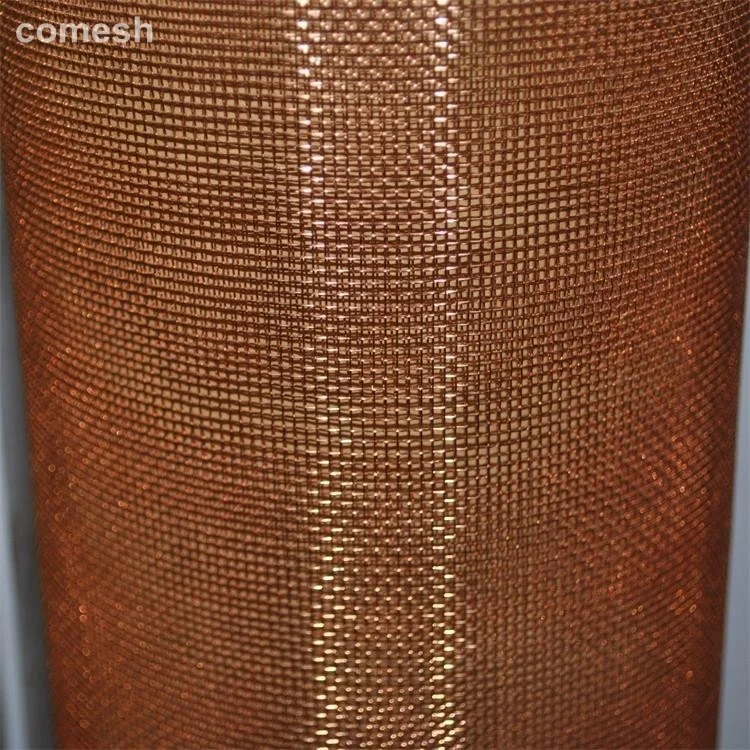 150 mesh 0.07mm wire brass/bronze woven wire mesh cloth