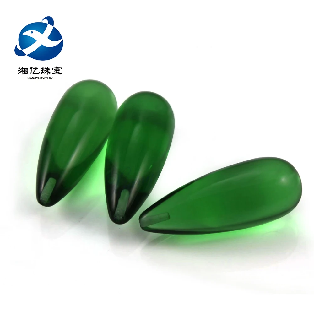 Fancy 13x33mm Teardrop Loose Glass Gems for Chandelier Decoration