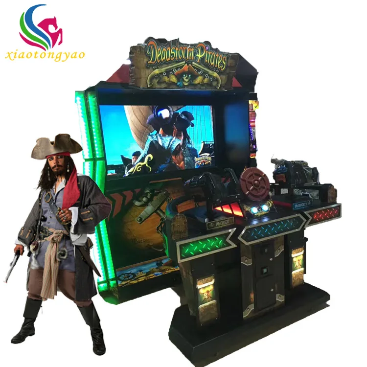 Deadstorm pirates coin operated game machine shooting simulator arcade game machine video games for sale