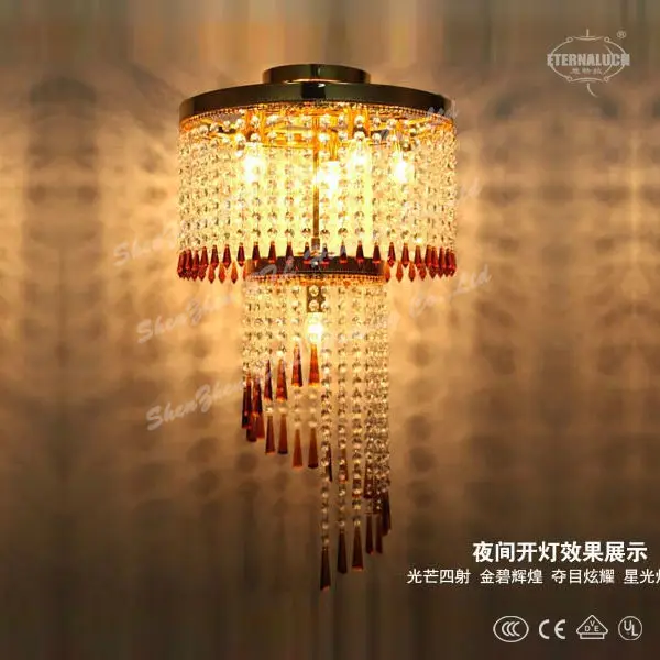 2013 малый красивыми знаменитый фантазии вилла хрустальные люстры потолок для столовая-зал etl6125