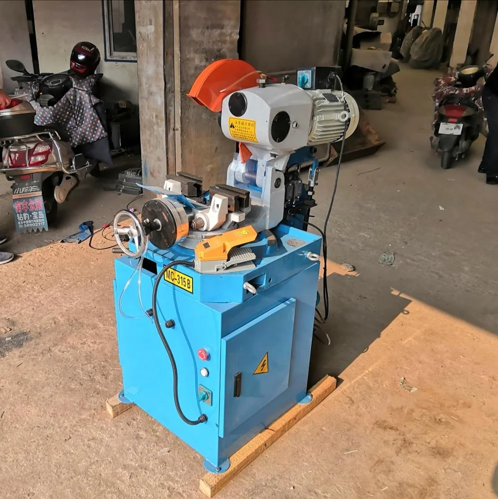 MC-315B пневматический Semi автоматическая труборезная машина для резки труб угловая машина для пневматические циркулярная пила стержень резки
