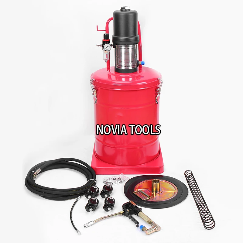 10(5) gallon,40L(20L) movable full set Air operated automatic grease pump/ Lubricator 16QB02
