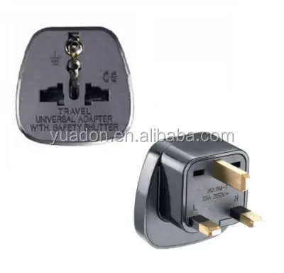Китай поставщика Multi контактный разъем великобритании universal travel адаптер с предохранителем