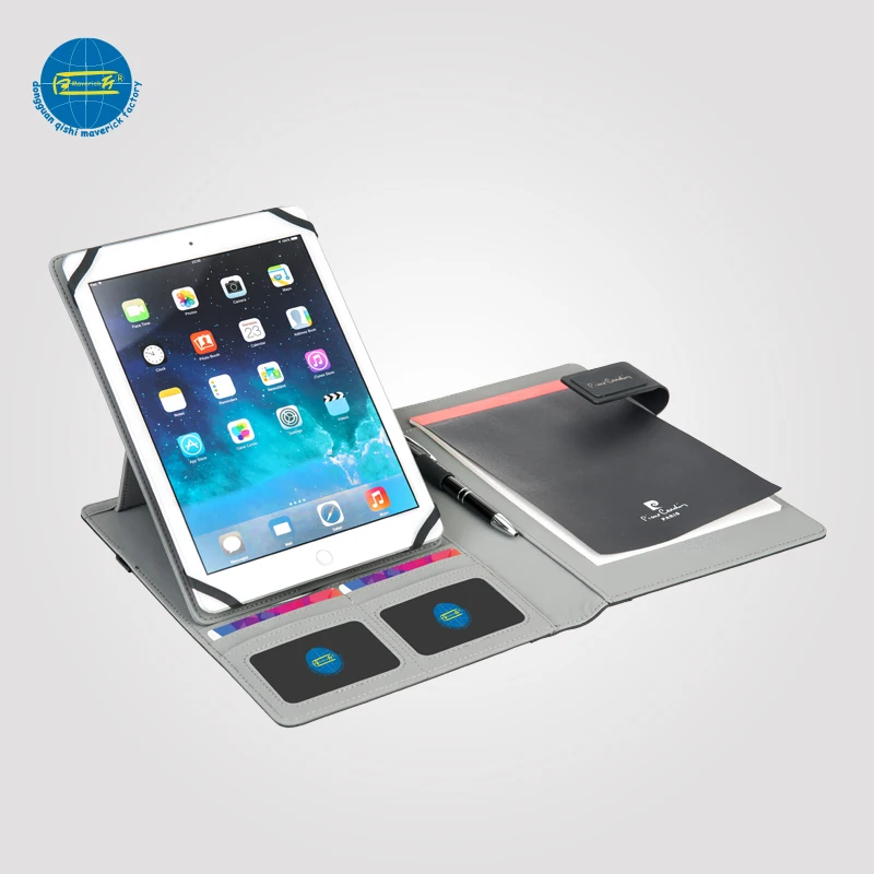 
A4 Leather Business Simple Travel Smart Protfolio with Hardcover 