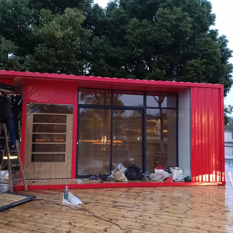 Custom prefabricated portable building mobile 10ft 20ft 40ft container coffee shop bar designs