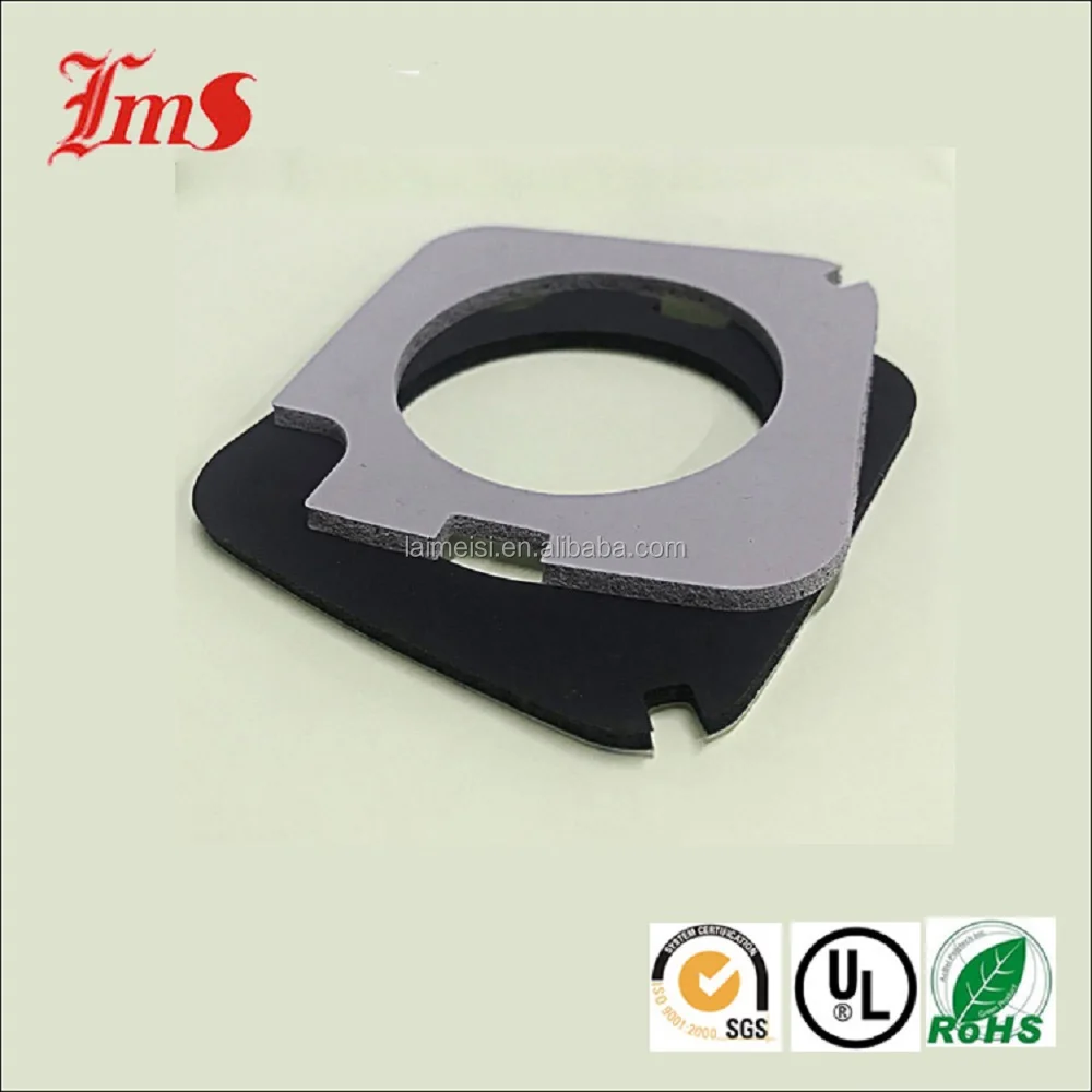 Custom Die Cut Colored Adhesive Silicone Rubber Round Foam Sponge Gasket