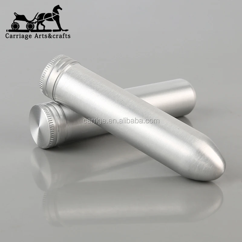 
Screw cap metal aluminum cigar tube high quality cigar tube packaging 