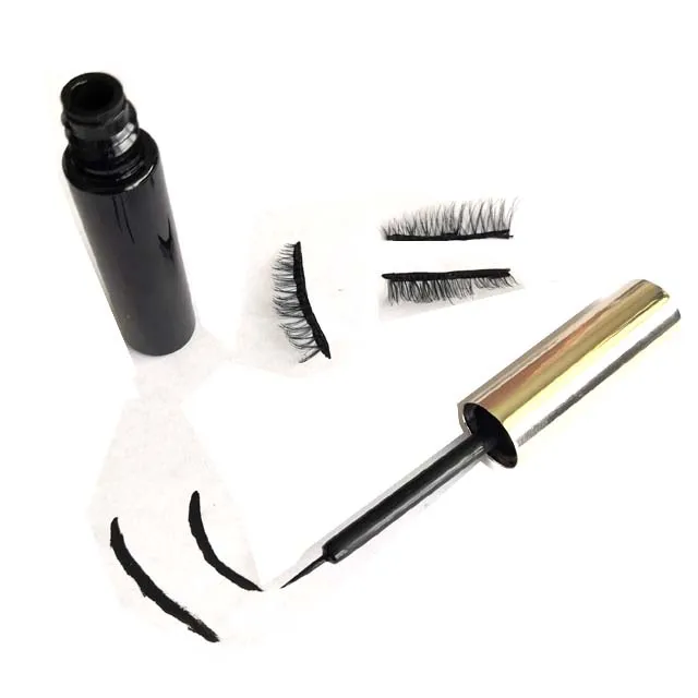Лидер продаж 2021 подводка для глаз магнитные ресницы с индивидуальной коробкой ресниц