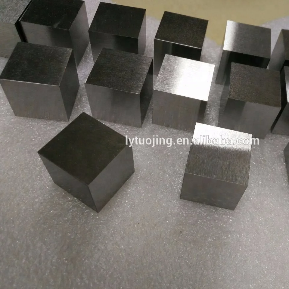 W1 polished 1 kg tungsten cube and small cubes