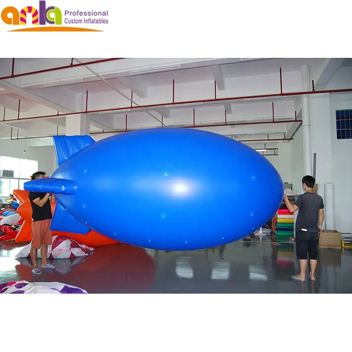 Large advertising Helium blimp with Logo printing, custom inflatable airship,PVC air plane model for sale