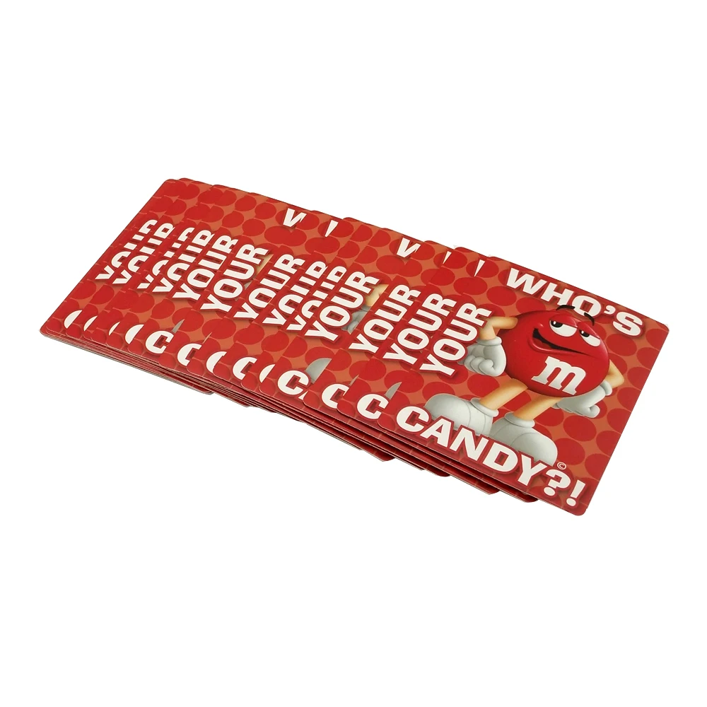 
Custom printing paper standard size educational flash card 