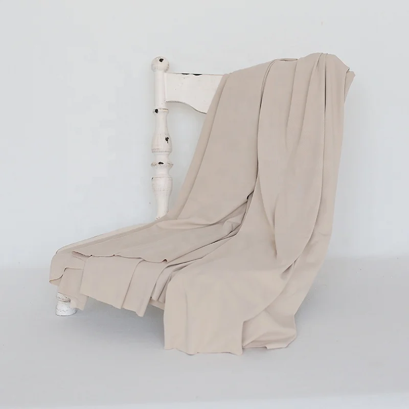 Newborn Photo Prop Knit Fabric Blanket Bean Bag Cover Infant Photo Backdrop Baby Photography Fabric Blanket