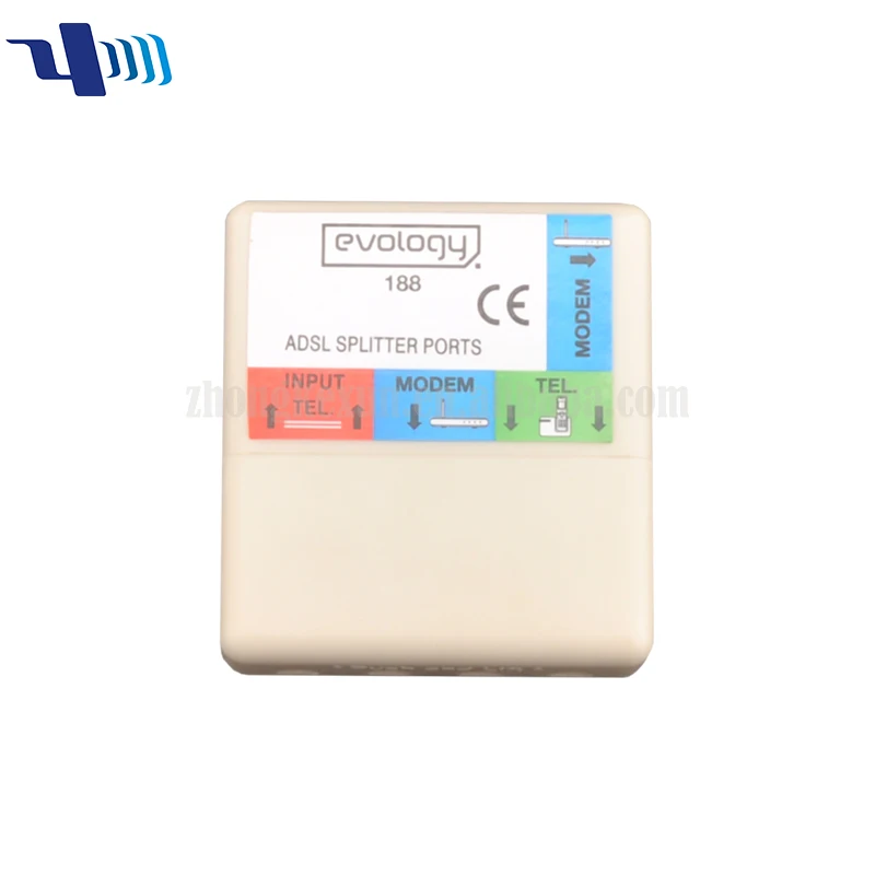 RJ11 Filtro VDSL Splitter with One Phone and Modem