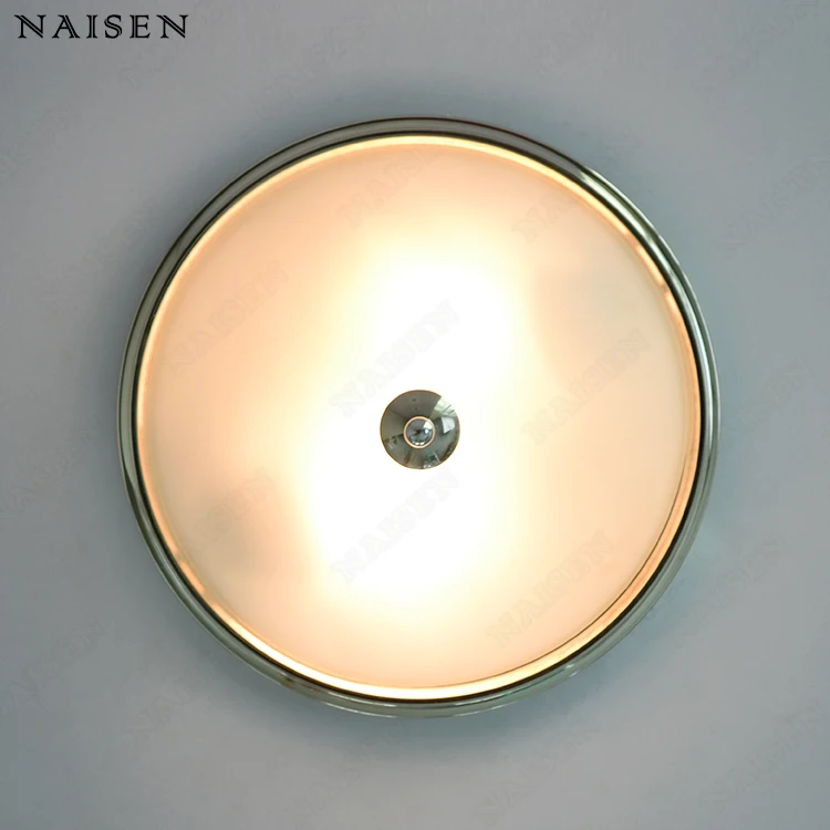 Hotel room lamp indoor LED ceiling glass light kitchen lamps for dining room chrome color  ceiling lamp