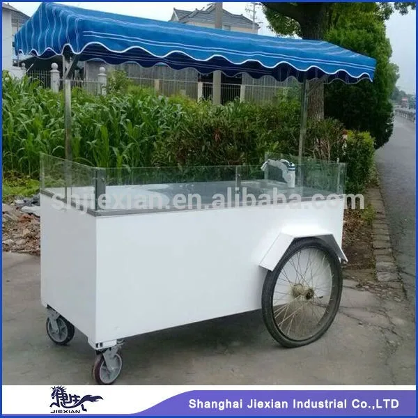 New Design Hot Sale hand push food cart for sale/street Hot Dog food vending cart/mobile food carts for sale JX-CR180