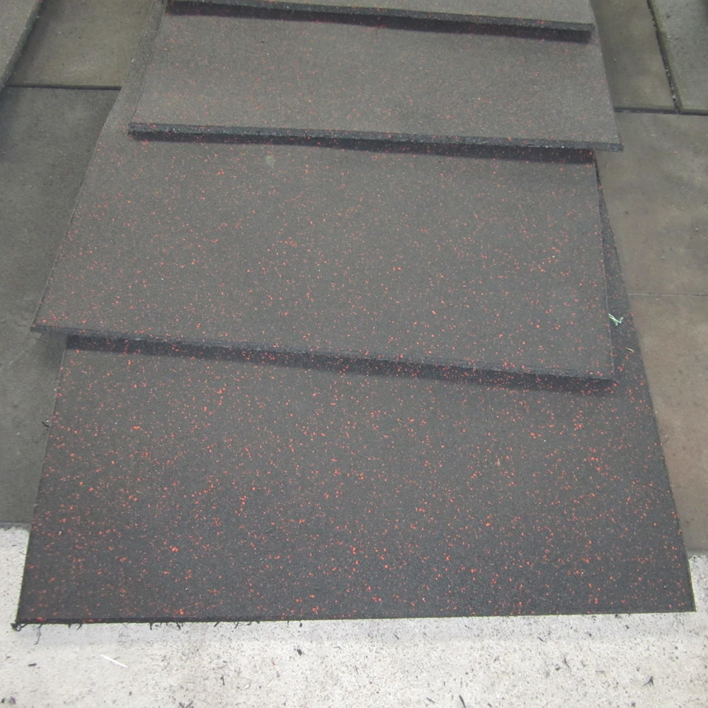 
Factory price!!! 1000x1000 big size gym use rubber flooring mat 