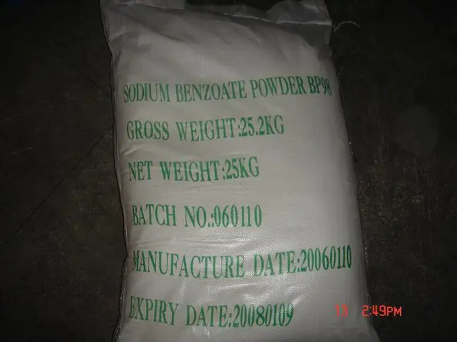 Food additive Sodium Benzoate 99 percent- Sodium Benzoate
