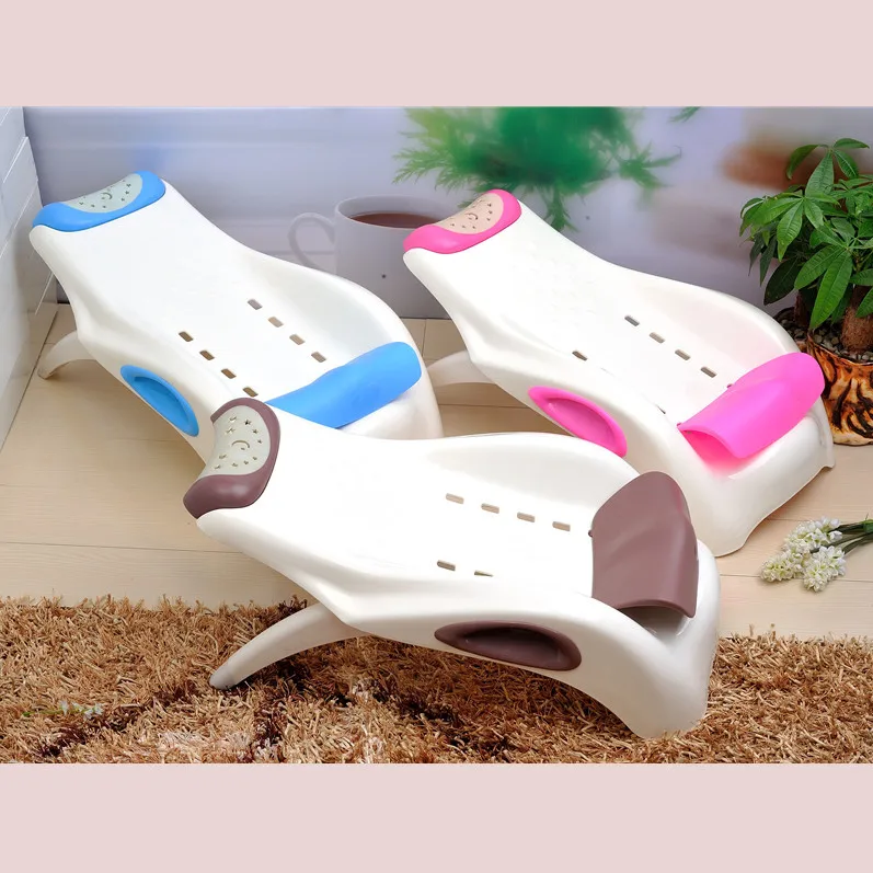 
2016 Newest small shampoo chair plastic baby folding shower chair 