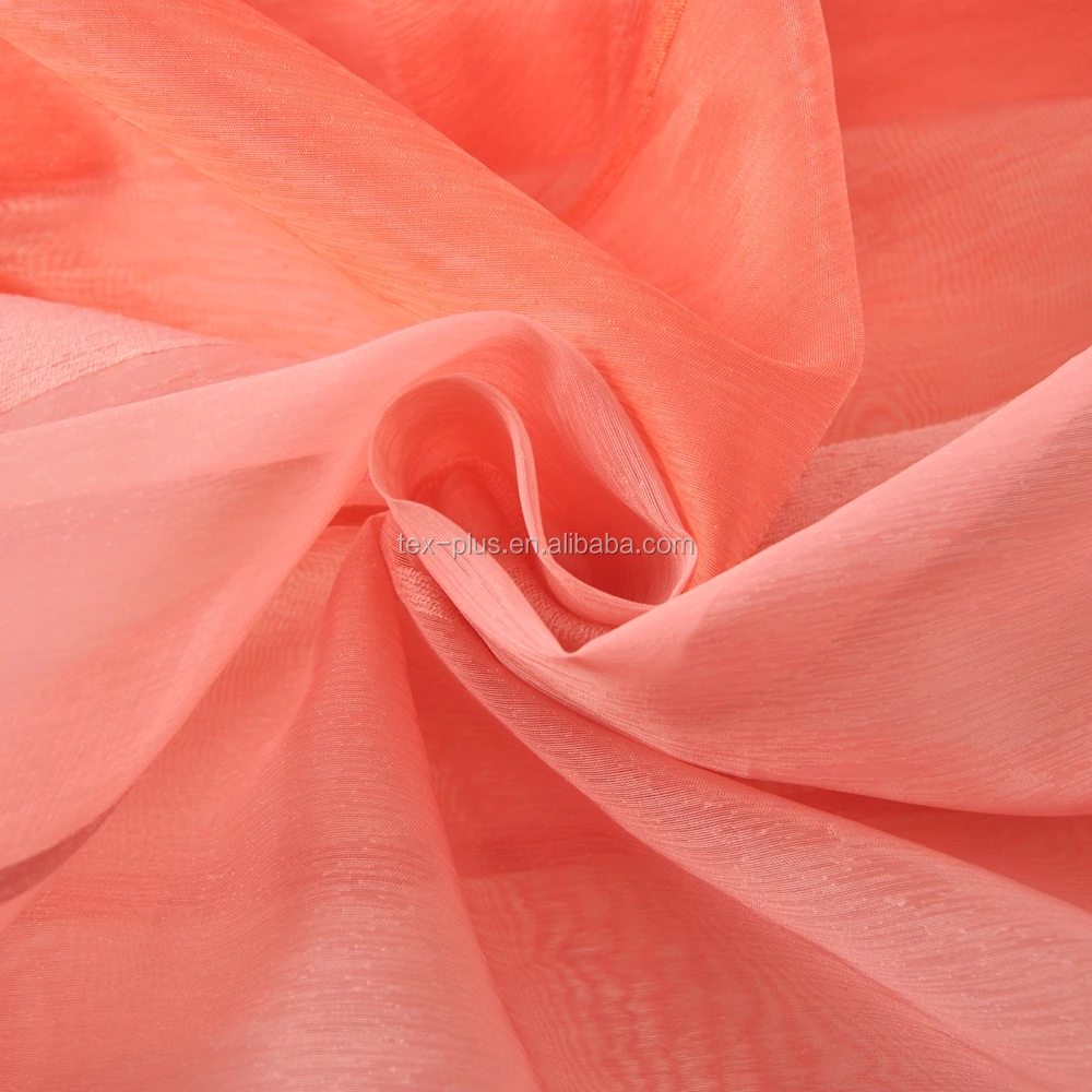 Beautiful fancy red chenille sheer curtains