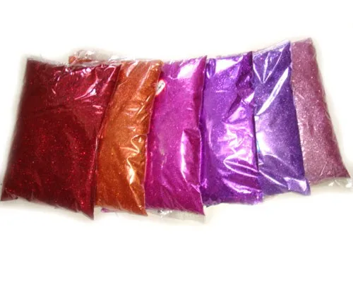 Wholesale Solvent resistance glitter powder holographic nail glitter