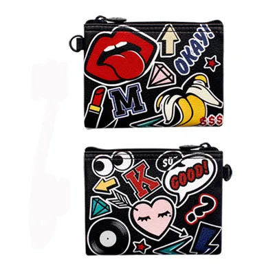 Hot Selling Cute Girls Cartoon Leather Wallet Mini Coin Purse