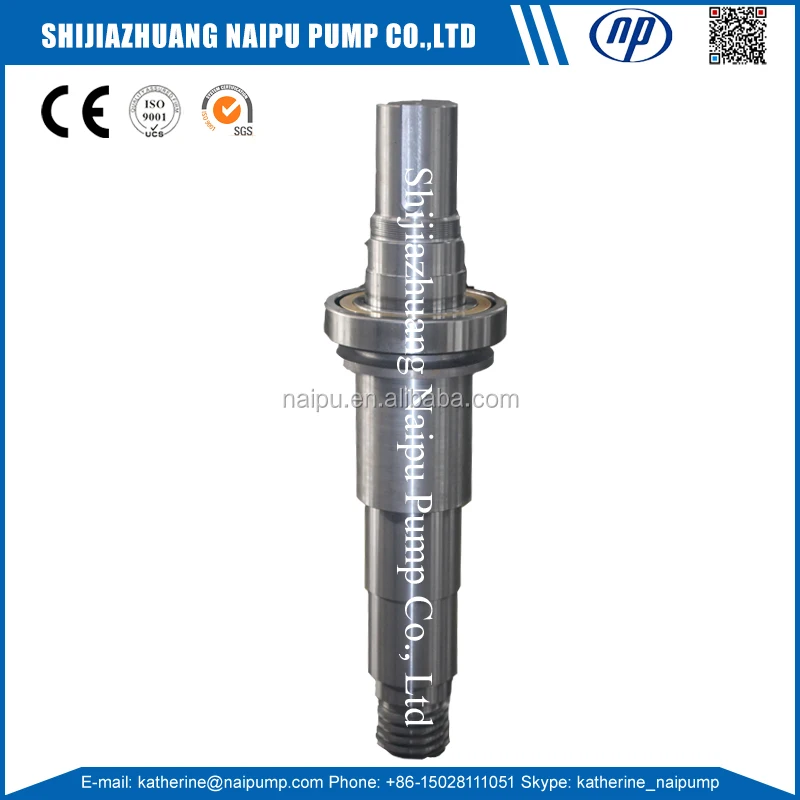 
Shijiazhuang Slurry Pump Standard and OEM Steel Forging Casting Shaft 