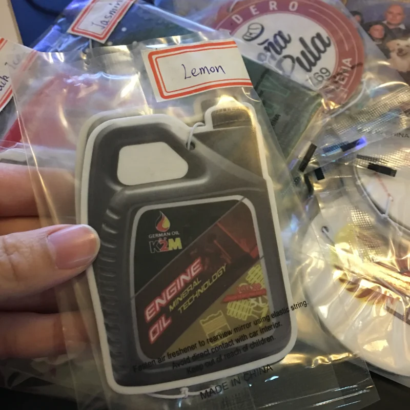 cheaper paper scented car air freshener with custom unique shape high quality perfume card