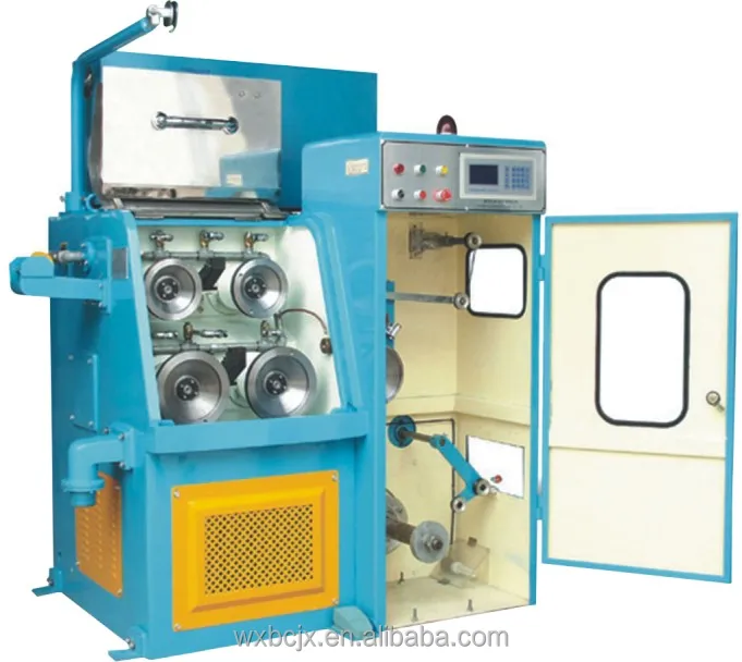 
Aluminium wire drawing machine for manufacture of enamelled wire 