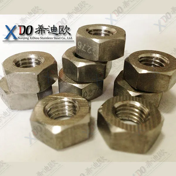 Инконель 600 Гайка шестигранная Inconel600 uns n06600 DIN 934 ГОСт 5915