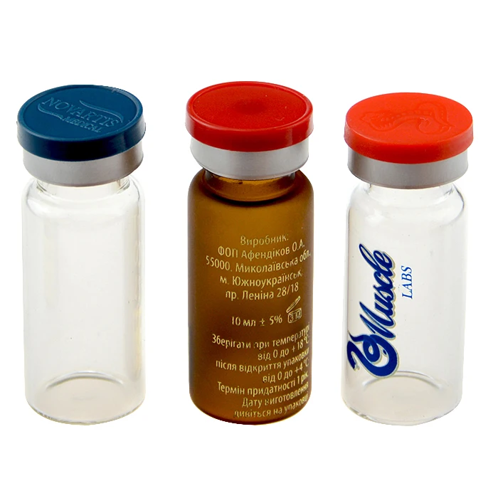 Customized 10r vials glass material glass vials for injection