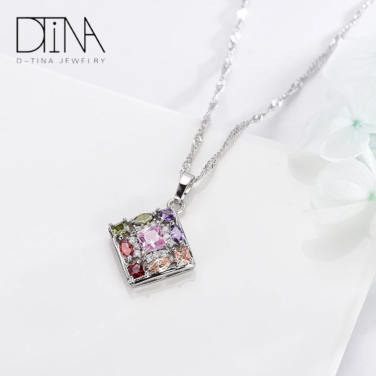 DTINA Moroccan Luxury Dubai Gold Cubic Zirconia Rhinestone Jewelry Packaging Sets