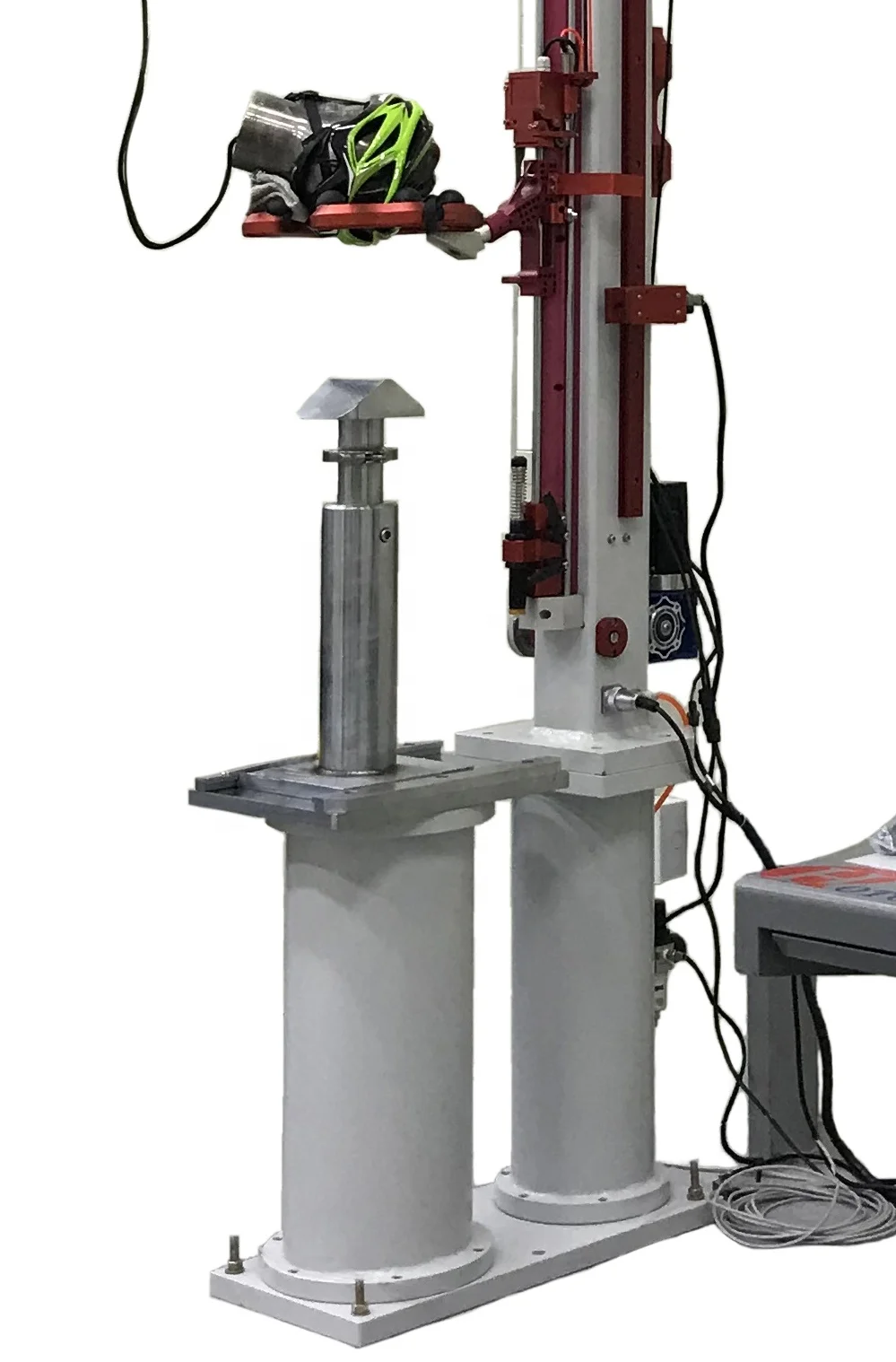 1078 Test Bike Helmet Impact Shock Absorption Capacity Helmet Testing Machine