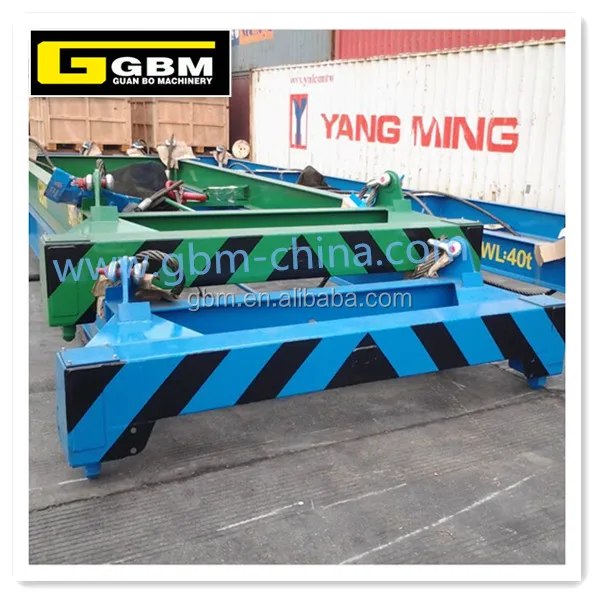 ISO Semi-automatic container lift spreader 40 feet 20 feet frame