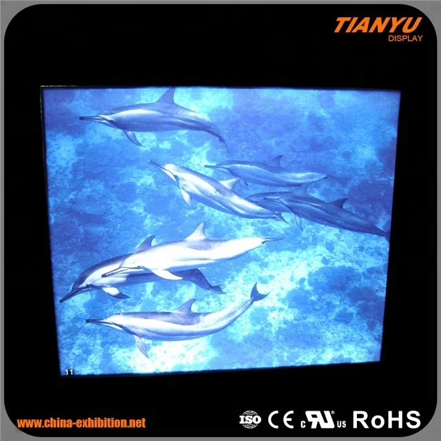 Frameless Indoor Outdoor Billboard Custom Textile Advertising Led light  box Display