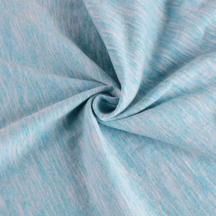 100% print slub cotton knit single jersey fabric for sweaters